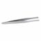 Tweezers, Silver, 3 1/2 Inch Length, Metal, Slanted Blade End