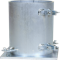 Concrete Cylinder Mold, Reusable, 6 x 12 Inch Size, 0.25 Inch Size Wall Thickness, Steel
