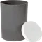 Cilindervormen voor eenmalig gebruik Met opklikbaar plastic deksel, kunststof, 2 inch x 4 inch
