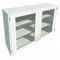 Wall Cabinet, Size 48 x 13 x 30-5/8 Inch, Pearl White