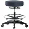 Vinyl ESD Cleanroom Stool, With 300 lbs Weight Capacity, Navy