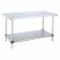 Table, With 750 lbs Load Capacity, Size 72 x 36 x 34 Inch, Stainless Steel