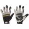 Mechanics Glove, XS, Full Finger, Synthetic Leather, Black, Gel