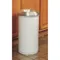 Waste Receptacle, Safety Drum Can, Round, 15 Gallon, White