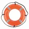 Ring Buoy, Orange, 24 Inch Size, Polyethylene, Uscg Approved, 24 Inch Dia