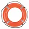 Ring Buoy, Orange, 30 Inch Depthia, Polyethylene, Uscg Approved, 30 Inch Dia