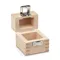 Wood Weight Case, Button/Compact Weight, 1mg To 500g