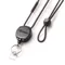 Twist Free Carabiner Lanyard Retractable Keychain