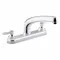 Straight, Kitchen Sink Faucet, Manual Faucet Activation, 1.8 Gpm