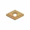 Diamond Turning Insert, Neutral, 3/16 Inch Thick, 1/64 Inch Corner Radius