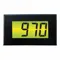 Digital Panel Meter, Dc Volt, Fits 72 mm X 40 mm Din, 7 To 14VDC Input, 1999 Span, 4 Digit