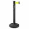 Barrier Post With Belt, High Density Polyethylene, Textured, 38 1/4 Inch Post Height