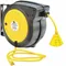 125 VAC Commercial Retractable Cord Reel, No. of Outlets 3, Cord Included Yes