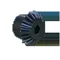 Miter Gear, 10 Diametral Pitch, 2 Inch Pitch Dia., Bore To Size, Steel