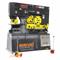 Ironworker, 230V AC /Three-Phase, 5 Stations, 126 Tonf Hydraulic Force, 42 A Current