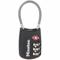 Combination Padlock, Scrolling Combo Padlocks, 1-1 1/2 Inch, 1/2-1 in