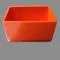 Elevator Bucket, 21 Inch Length, 8 1/4 Inch Depth, Polyethylene, Orange