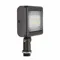 Slim Flood Light, 630 Lm, 15 W Fixture Watt, 120 To 277V AC, Nema 7X7, 70W Mh/Hps, Led