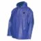 Blue, Rain Jacket, 2XL Size, Unisex, Hood Style Attached