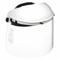 Ratchet Face Shield Assembly, Uncoated, Clear Visor, Polyethylene, White