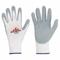 Coated Glove, XL, Sandy, Foam Nitrile, ANSI Abrasion Level 3, 12 Pack