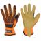 Mechanics Gloves, Size 2XL, Riggers Glove, Goatskin, ANSI Cut Level A5, Full, TPR, 1 Pair