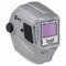 Welding Helmet, Auto-Darkening, 4 Arc Sensors, Silver, No Graphics, 9 sq Inch, Digital