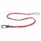 Tool Lanyard, Black/Red, Carabiner, Steel, Hand Tools/Power Tools