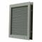 No Vision Door Partition Louver, Steel, 8 Inch Opening Height, 20 Inch Opening Width