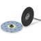 Disc Backup Pad, Straight Shaft, Back Mount, 25000 RPM, 1-1/2 Pad Inch Dia