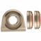Pillow Block Bearing, 1 1/2 Inch Bore Dia, Stainless Steel, 2 Open End Caps