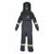 Arc Flash Suit Kit, XL Size, Charcoal Gray, 25 cal/sq cm, 3 HRC
