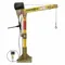 Davit Crane Kit, 1200 Lb Capacity, 22 Inch To 66 Inch Reach, Yellow