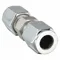 Tube Fitting, Straight, 1/4 Inch Outside Diameter, Flareless, Steel