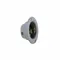 Midget Flanged Inlet, Black Face, Gray Flange