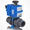 Ball Valve, Electric Actuated, 2-Way, EPDM Seal, PVC, 3/8 Inch Size