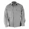 Long Sleeve Shirt, Long Sleeve Shirt, 3Xl, Gray, 35% Ripstop/65% Poly Cotton Material