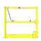 Single Opening Loading Dock Safety Gate, Manual, 108 Inch Opening Wd