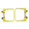 Posi Stop Double Ladder Safety Gate, 40 To 60 Inch Opening Size, Powder Coated Yellow