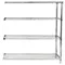 Wire Shelving, 4 Shelves Add On, 18 x 42 x 86 Inch Size, Chrome