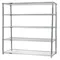 Wire Shelving, Starter Unit, 5 Shelf, 21 x 24 x 54 Inch Size, Chrome Finish