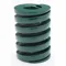 Die Spring, Oil Tempered Chrome Silicone, 40 mm Length, Green, Paint, 5 PK