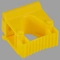 Wall Bracket, Grip Band Module, 3 Inch Size, PP/TPE/PAI, Yellow