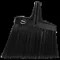 Split Bristle Angle Head Broom, 12 Inch Size, Black