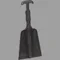 Shovel, Collapsible, 36 Inch Size, ABS, Gray