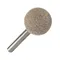 Cotton Fiber Mounted Point, 3/4 x 2-1/2 Inch Size, 120 Grain Size, Soft, 19800 RPM