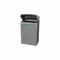 Recycling Container, Gray, 19 1/2 Inch Width/Dia, 46 1/4 Inch Depth, 1 Openings