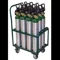 Medical Cylinder Cart, Height 35 Inch, Width 21 Inch