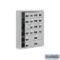 Cell Phone Storage Locker, 30.5 x 36.5 x 6.25 Inch Size, 6 Door High, Aluminium