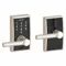 Electronic Lock, Entry, Touch Screen Keypad, Cylindrical Mounting, Zinc Alloy